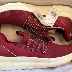 Adidas Men's Burgundy Cloudfoam Sneakers